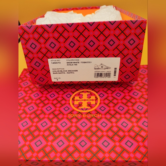 Tory Burch Color Block Bari Nappa Sneaker - Picture 6 of 6